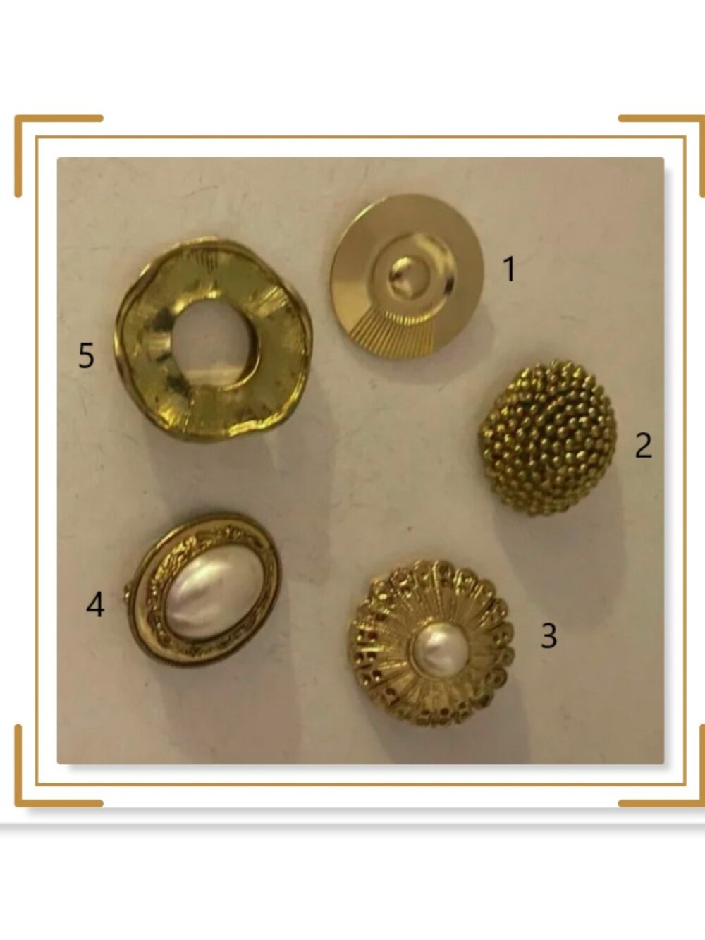 Vintage Scarf clips set